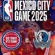 NBA Mexico City Game 2025 Pistons vs Mavericks